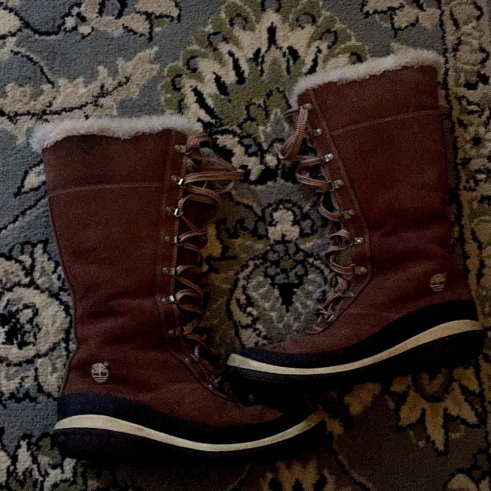 Timberland genuine leather Lace Up Boots